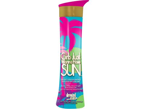 girls just wanna have fun tanning lotion