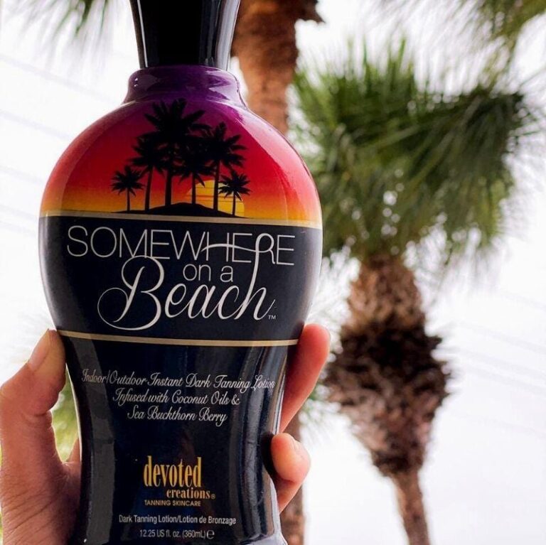 tanning lotion