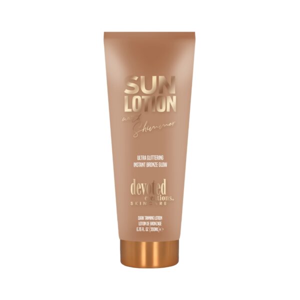 Sun Lotion with Shimmer Devoted Creations DHA-Free Bronzer 200ml