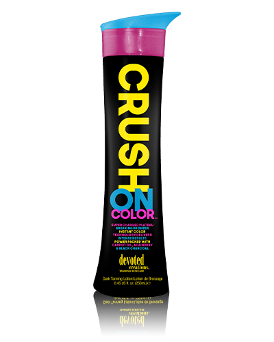 crush on color bottle tanning lotion