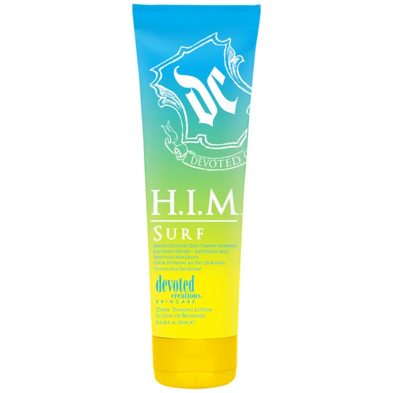 him tanning lotion