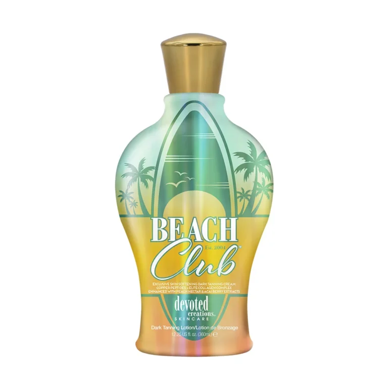 beach club tanning lotion