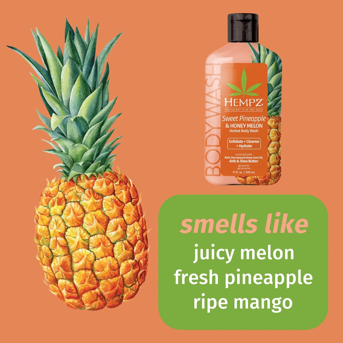Hempz-Sweet-Pineapple-Body-Wash-with-notes-of-fresh-mango-and-pineapple-sunlounge-eshop